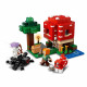 LEGO 21179 Minecraft La Maison Champignon, Set Jouet de Construction pour Enfants des 8 ans, Idée de Cadeau, avec Figurines