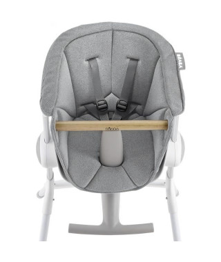 BEABA Coussin d'assise pour la Chaise Haute bébé Up&Down, Gris