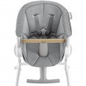 BEABA Coussin d'assise pour la Chaise Haute bébé Up&Down, Gris