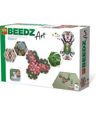 SES CREATIVE - Beedz Art - Hex tiles botanique