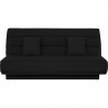 Banquette Clic clac 120x190 - Tissu noir - MELISSA