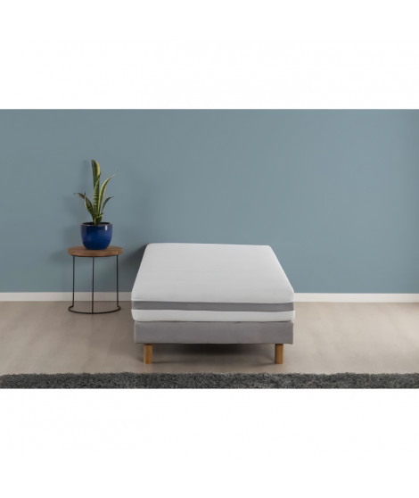 Matelas 90x190 cm DEKO DREAM Hygioconfort - Ressorts - Ferme - 5 zones - Déhoussable