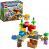 LEGO Minecraft 21164 Le Récif Corallien, Jouet avec Figurines d'Alex, un Zombie et une Épée
