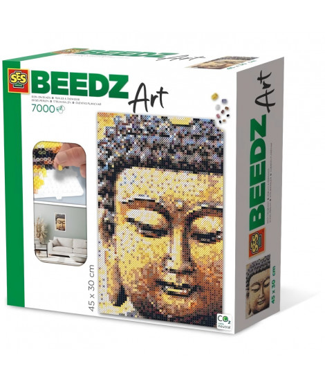 Kit Perles a Repasser Bouddha 7000 - SES CREATIVE - Enfant - Multicolore