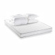 DEKO DREAM Pack Matelas mousse 140x190 + Couette 220x240 + 2 Oreillers 60x60 - 14 cm - DOUCEUR