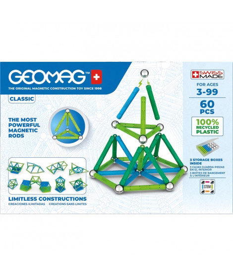 GEOMAG - EcoFriendly 60 pcs Color