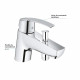 GROHE Robinet de bain Start, robinet a montage sur plage, flexibles de raccordement souples 1/2, inverseur 2 sorties, 23229001