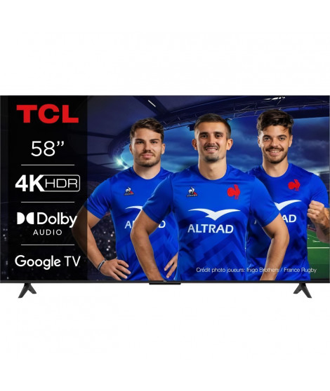 TCL 58P631 - TV LED UHD 4K - 58 (147 cm) - HDR (HDR10, HDR HLG) - Google TV - 3 X HDMI 2.1