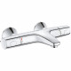 GROHE Mitigeur thermostatique Bain / Douche Precision Trend, protection anti-brûlure, raccord fileté 1/2, chromé, 34227002