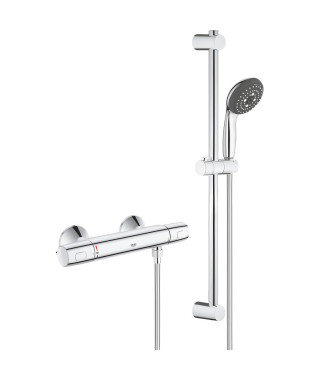 Ensemble de douche thermostatique GROHE - Precision Trend THM - Chromé