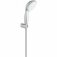 GROHE Ensemble de douche 1 jet avec support mural Vitalio Go 100 Chromé 26198000