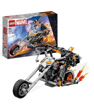 LEGO Marvel 76245 Le Robot et la Moto de Ghost Rider, Jouet avec Figurine Super-Héros