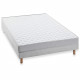 DEKO DREAM AIRFLEX Ensemble Matelas 160x200 cm + Sommier - Mousse - 5 zones - 15 cm - Ferme