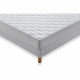 DEKO DREAM AIRFLEX Ensemble Matelas 160x200 cm + Sommier - Mousse - 5 zones - 15 cm - Ferme