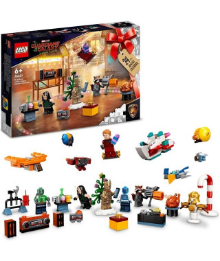 LEGO Marvel 76231 Le Calendrier de l'Avent 2022 Les Gardiens de la Galaxie, pour Enfants