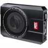 MTX RTU8P Caisson de grave amplifié extra plat voiture 20cm 150W RMS châssis alu télécommande EBC