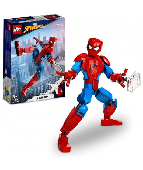 LEGO Marvel 76226 La Figurine de Spider-Man, Jouet a Construire Super-Héros, Cadeau 8 Ans