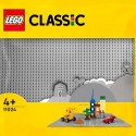 LEGO 11024 Classic La Plaque De Construction Grise 48x48, Socle de Base pour Construction, Assemblage et Exposition