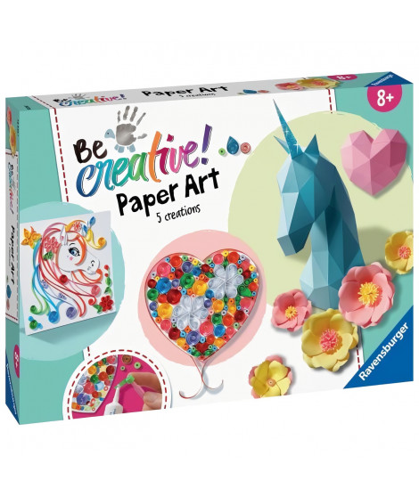 Ravensburger - Be Creative - Paper Art Maxi - A partir de 8 ans