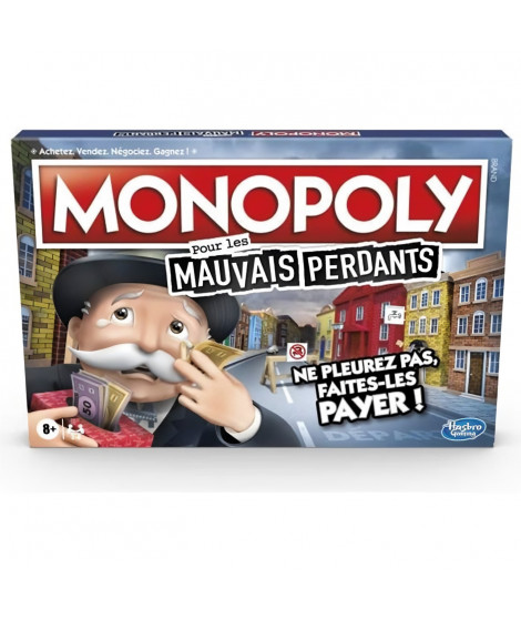 MONOPOLY - Pour les Mauvais Perdants - Jeu de plateau - a partir de 8 ans