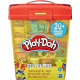 PLAY-DOH - Super boîte d'accessoires  avec 8 couleurs de pâte PLAY-DOH - atoxique et plus de 20 outils