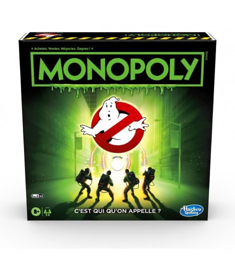 MONOPOLY - édition Ghostbusters S.O.S Fantômes pour enfants - des 8 ans