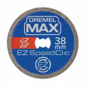 Disque dé découpe haute longévité EZ SpeedClic Dremel Max S456 - ø38mm pour métaux