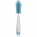 BEABA Goupillon / Brosse biberons et tétines en silicone ultra souple, manche ergonomique, trou d'accroche