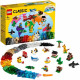 LEGO 4+ Classic 11015 Briques créatives « Autour du monde » Jeu de Construction avec 15 Figurines d'animaux