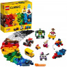 LEGO 4+ Classic 11014 Briques et Roues Premier Jeu de Construction avec Voiture, Train, Bus, Robot