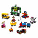 LEGO 4+ Classic 11014 Briques et Roues Premier Jeu de Construction avec Voiture, Train, Bus, Robot