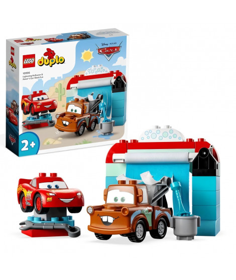 LEGO DUPLO Disney et Pixar 10996 La Station de Lavage avec Flash McQueen et Martin, Jouet