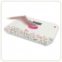 LITTLE BALANCE 8328 Kinetic, Pese-personne sans pile, Rechargeable par son bouton Little Balance, 180 kg / 100 g, Floral