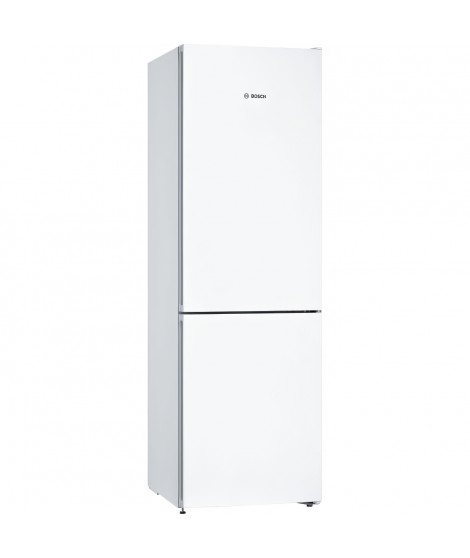 BOSCH - Réfrigérateur combiné pose-libre SER4 Blanc - Vol.total: 326l - réfrigérateur: 237l - congélateur: 89l - Full no frost