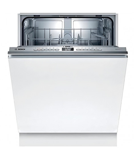 Lave-vaisselle tout intégrable BOSCH SMV4HTX37E SER4 - 12 couverts - Induction - L60cm - Home Connect - 44 dB
