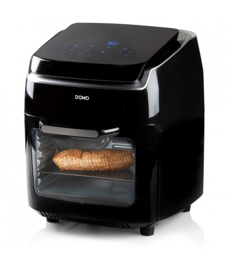 DOMO DO534FR - Deli-Fryer Four 10L - Friteuse multifonctionnel : four, fonction rotative et déshydrateur - 8 programmes