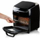 DOMO DO534FR - Deli-Fryer Four 10L - Friteuse multifonctionnel : four, fonction rotative et déshydrateur - 8 programmes