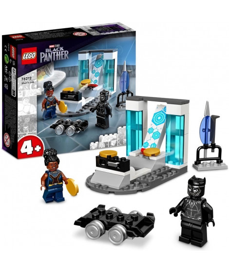 LEGO Marvel 76212 Le Labo de Shuri, Jouet de Super-Héros, Black Panther Figurines, Cadeau