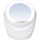 Miroir lumineux LED - LTC - MIRROR PHONE - Sur batterie muni de haut-parleurs, du Bluetooth et d'un support téléphone - Blanc