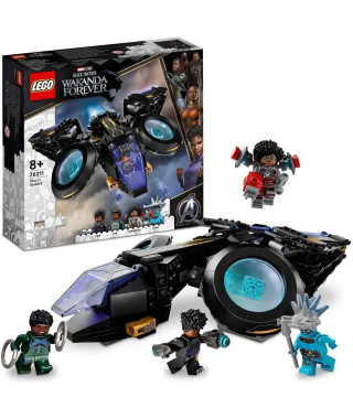 LEGO Marvel 76211 Le Sunbird de Shuri, Vaisseau Jouet, Black Panther Figurines, Super-Héros