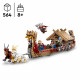 LEGO 76208 Marvel Le Drakkar de Thor, Jouet a Construire de Bateau avec Minifigurines Avengers et Stormbreaker, des 8 ans
