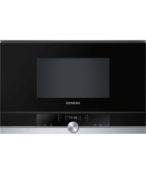 SIEMENS - BF634LGS1 - Micro-ondes encastrable - 21L - 900W - Inox