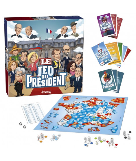 LANSAY - LE JEU DU PRÉSIDENT  Jeu de société - 2 a 6 joueurs - Des 16 ans