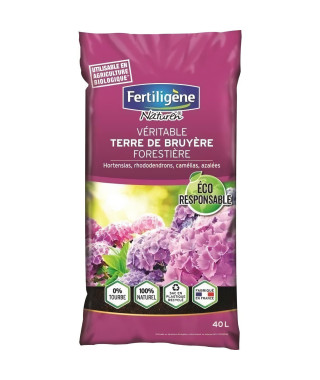 FERTILIGENE Véritable terre de bruyere forestiere Naturen - 40 L