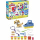 Play-Doh - Coffret - Le cabinet vétérinaire avec chien, mallette, 10 outils et 5 couleurs - Les classiques