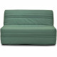 Banquette BZ - Tissu Vert - L143 x P97 x H89cm - Joe