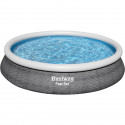 Kit Piscine hors sol autoportante BESTWAY - Fast Set - 457 x 84 cm - Ronde (Livrée avec une pompe et cartouche de filtration)