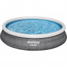 Kit Piscine hors sol autoportante BESTWAY - Fast Set - 457 x 84 cm - Ronde (Livrée avec une pompe et cartouche de filtration)