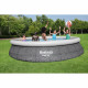 Kit Piscine hors sol autoportante BESTWAY - Fast Set - 457 x 84 cm - Ronde (Livrée avec une pompe et cartouche de filtration)