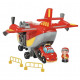 Avion cargo pompiers - ECOIFFIER - Abrick - Transporte 3 véhicules d'intervention - Poulie fonctionnelle